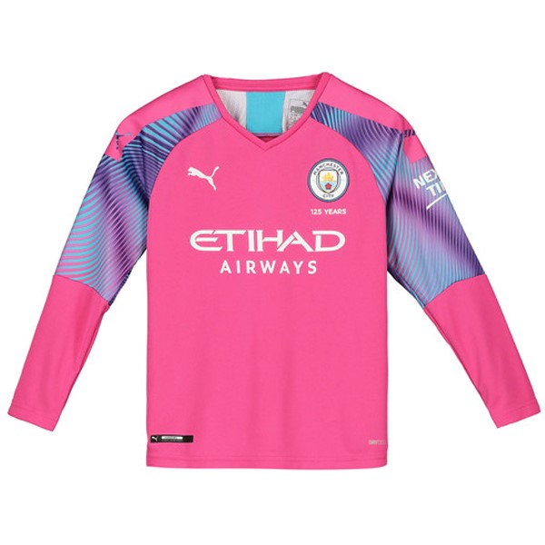 Tailandia Camiseta Manchester City ML Portero 2019 2020 Rosa